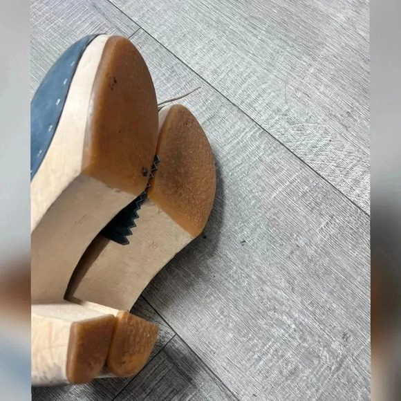 BRYR Sofie peep toe in battleship grey Shoes Size 8 - Picture 6 of 7